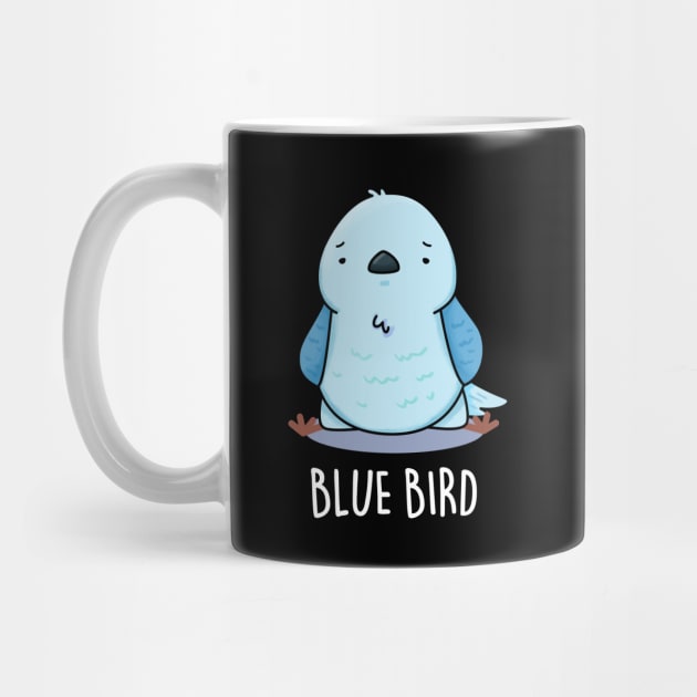 Blue Bird Funny Animal Pun by punnybone